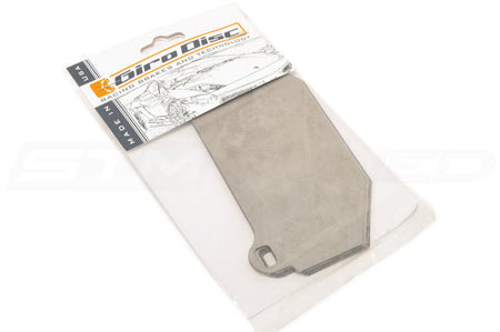 Girodisc Titanium Brake Pad Shields for Evo 5-X Front Shields (TS-1001)