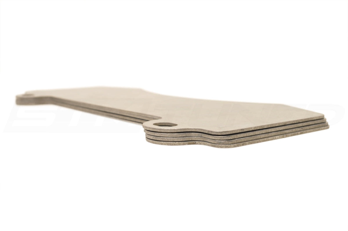 Girodisc Titanium Brake Pad Shields for R35 GTR Front (TS-1382)