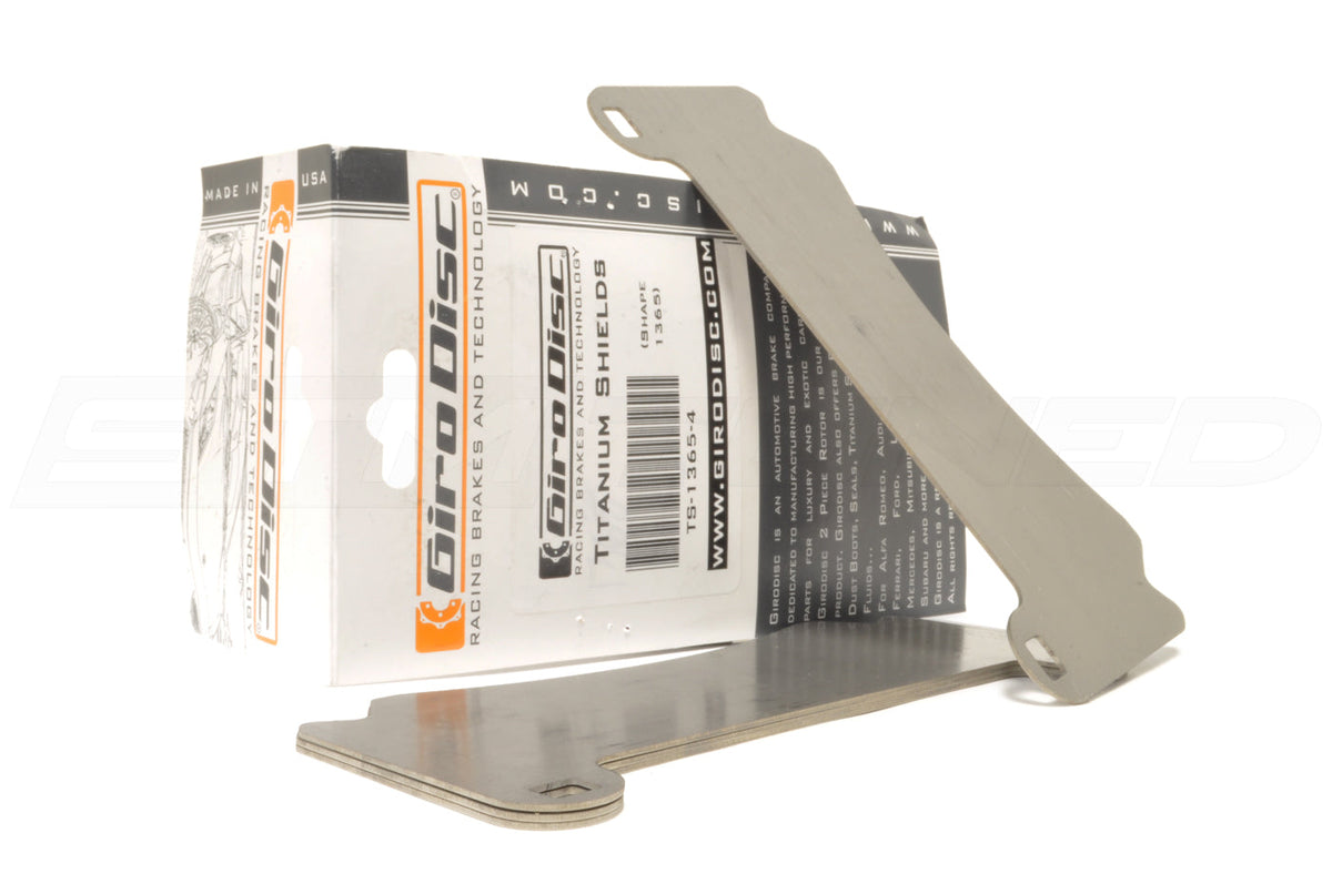Girodisc Titanium Brake Pad Shields for 2018+ STi Rear (TS-6027 / STI-R)