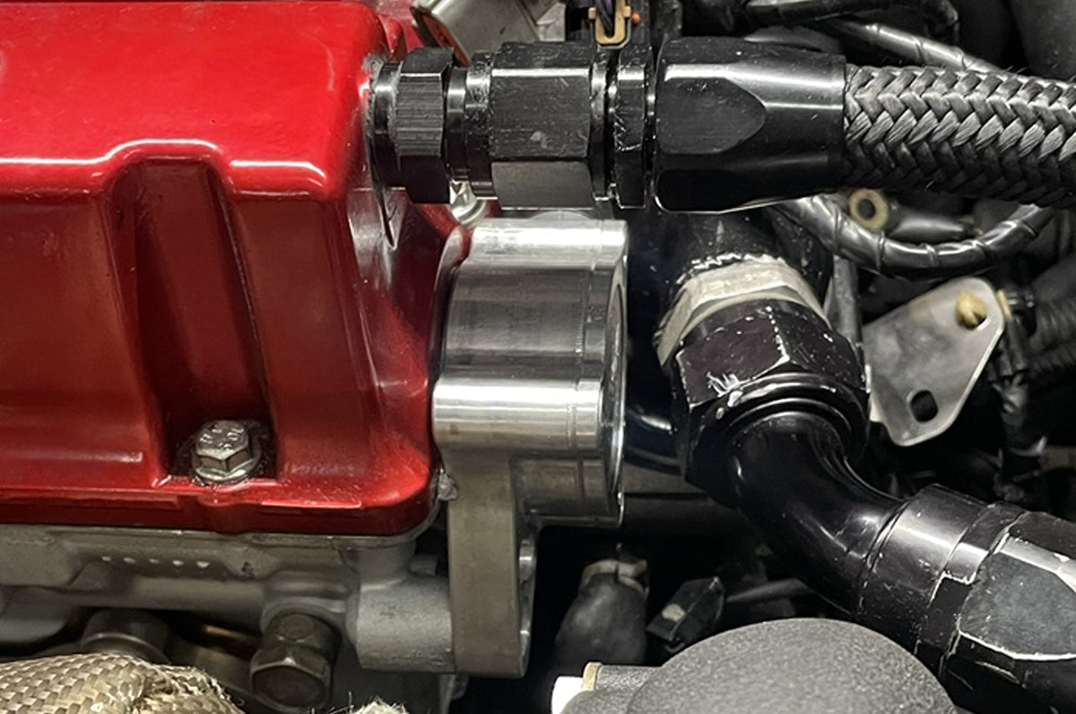 Torque Solution Billet Cam Sensor Housing for Evo 4/5/6/7/8
