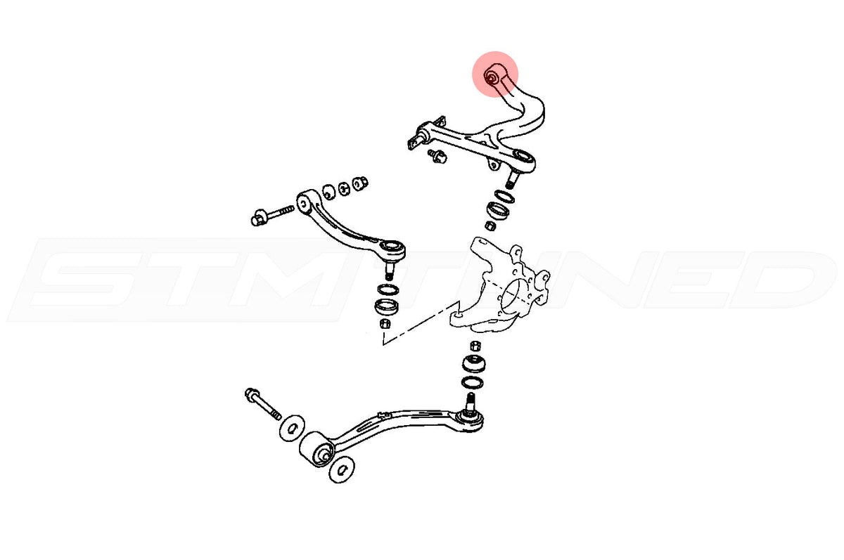 Bushing Placement for Evo 7/8/9