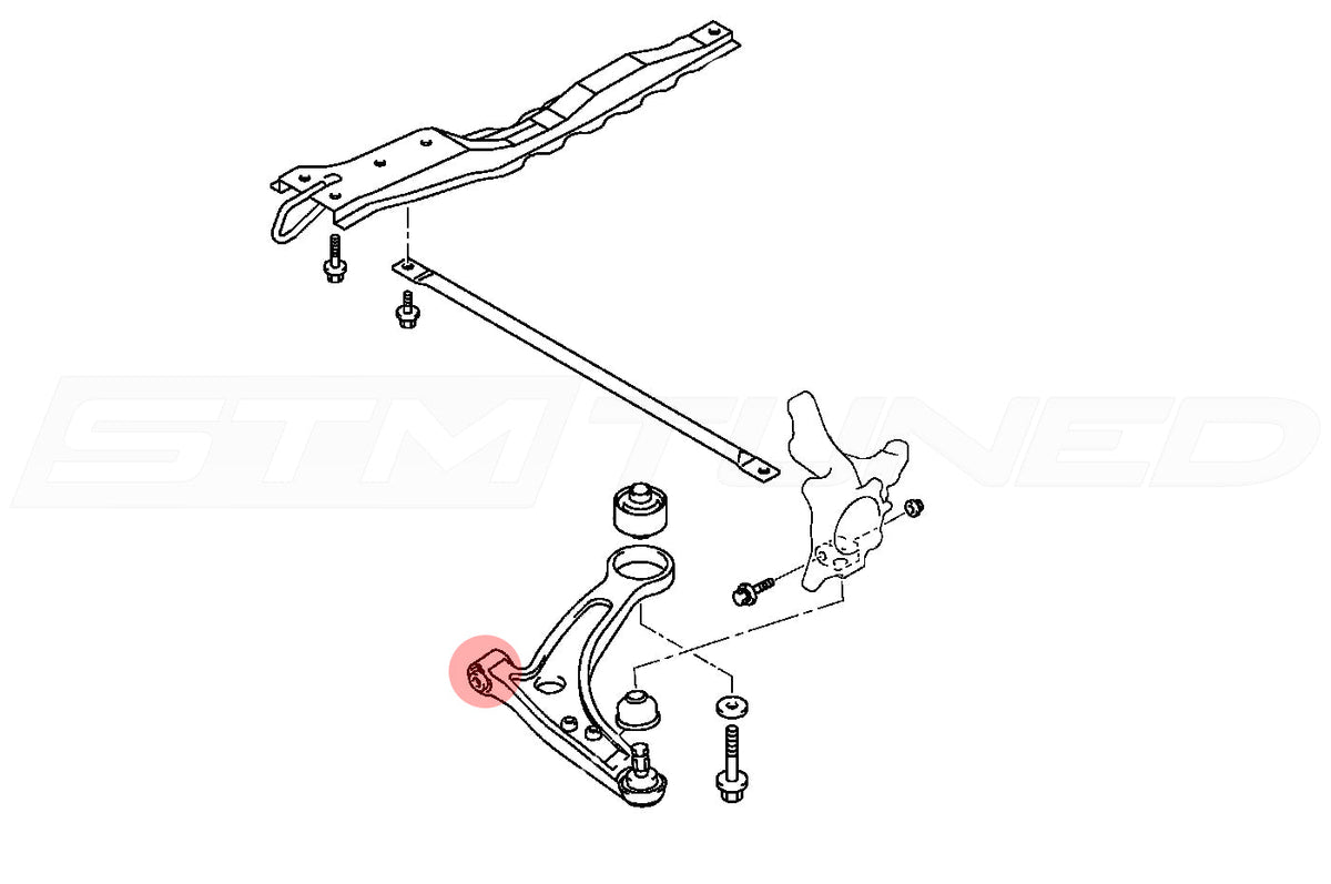 Control Arm Bushing Install for Evo 7/8/9