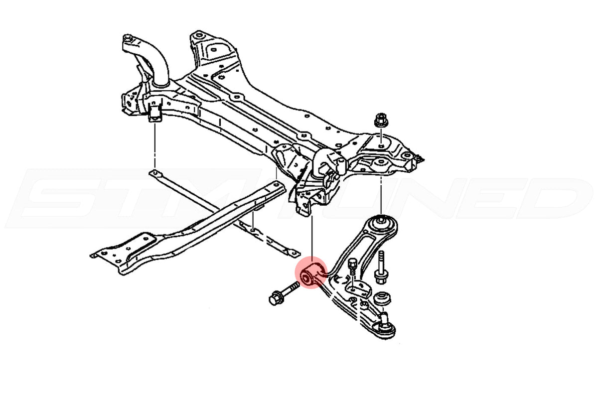Control Arm Bushing Install for Evo X