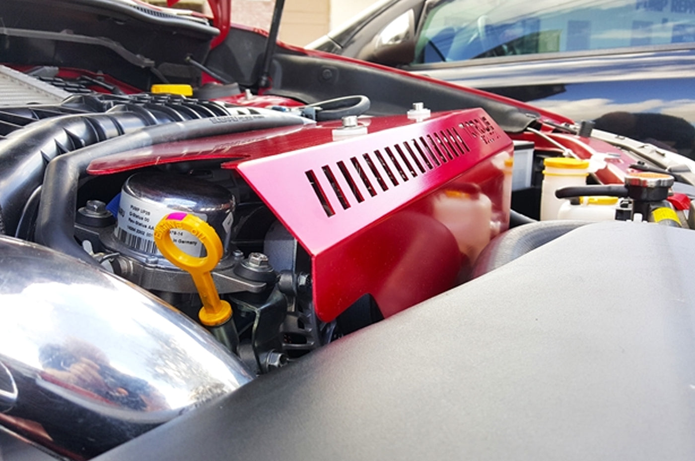 Torque Solution 2015+ WRX Engine Pulley Cover Installed