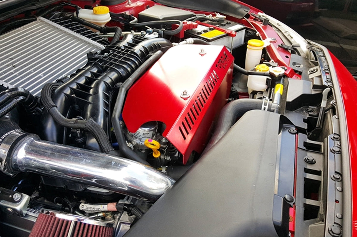 Torque Solution 2015+ WRX Engine Pulley Cover Installed