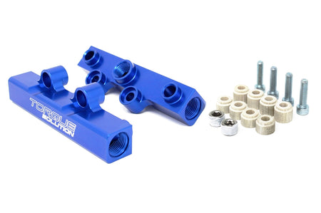 Torque Solution Top Feed Fuel Rails for 02-14 WRX / 07+STi Blue (TS-SU-400BU.2)