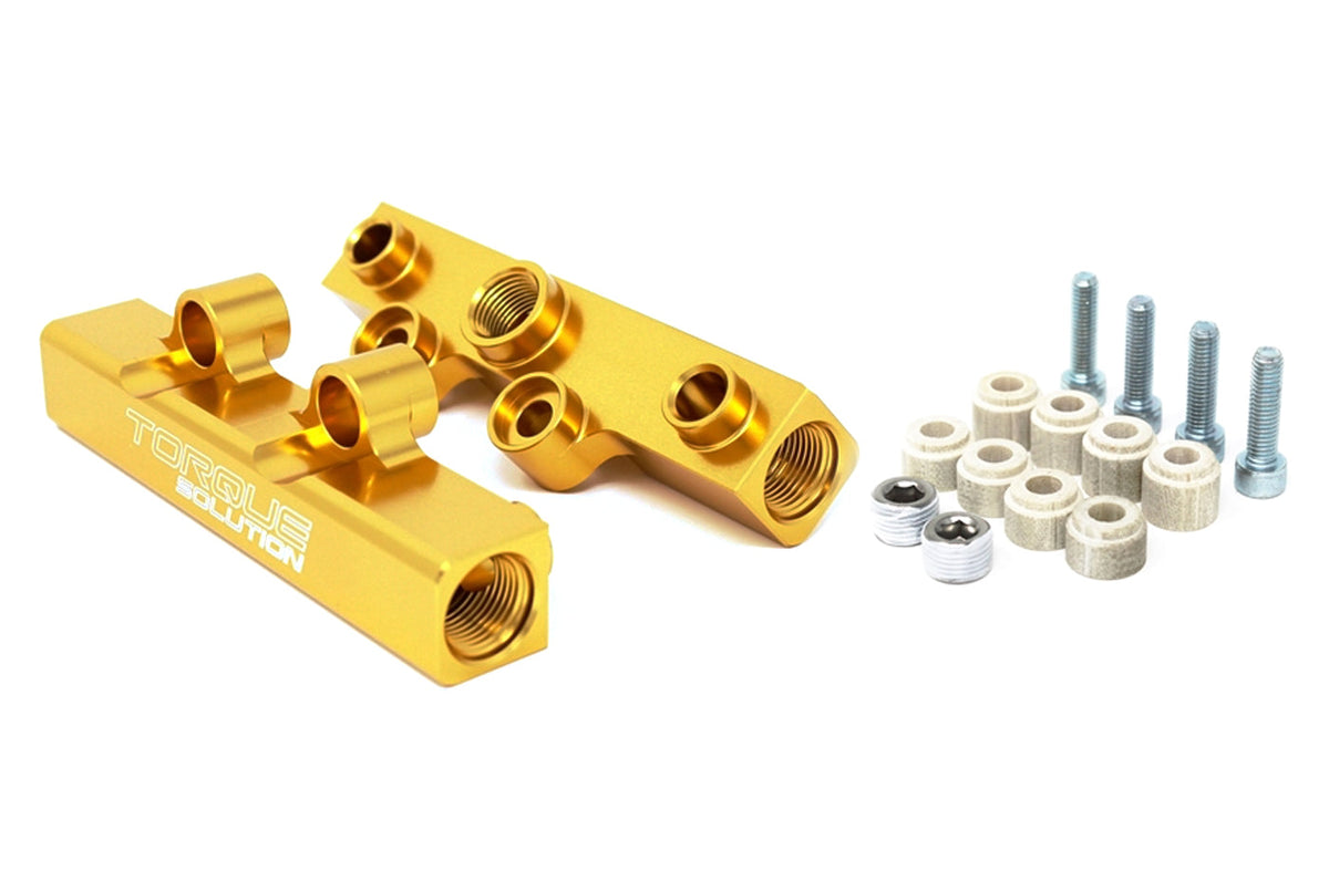 Torque Solution Top Feed Fuel Rails for 02-14 WRX / 07+STi Gold (TS-SU-400G.2)