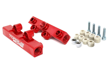 Torque Solution Top Feed Fuel Rails for 02-14 WRX / 07+STi Red (TS-SU-400R.2)