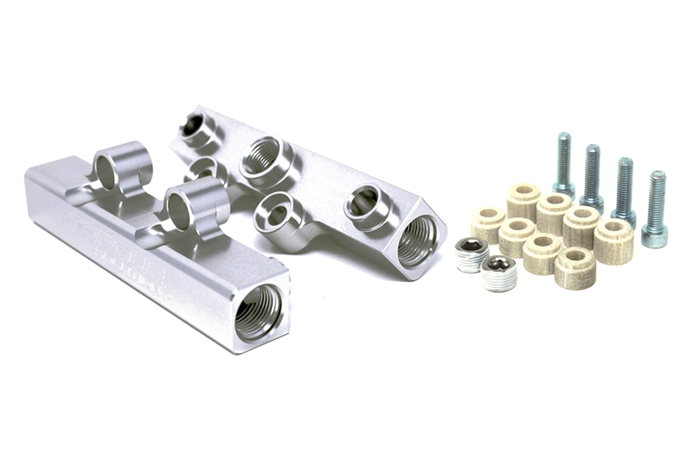 Torque Solution Top Feed Fuel Rails for 02-14 WRX / 07+STi Silver (TS-SU-400S.2)
