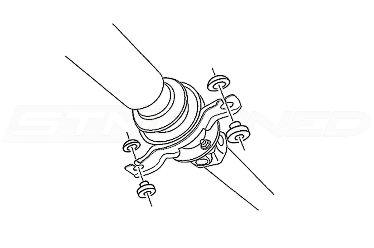 Torque Solution Drive Shaft Support Bushings for WRX STi BRZ (TS-SU-DSB)
