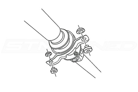 Torque Solution Drive Shaft Support Bushings for WRX STi BRZ (TS-SU-DSB)