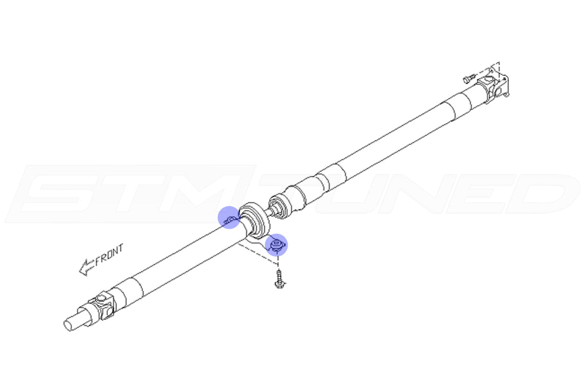 Torque Solution Drive Shaft Support Bushings for WRX STi BRZ (TS-SU-DSB)