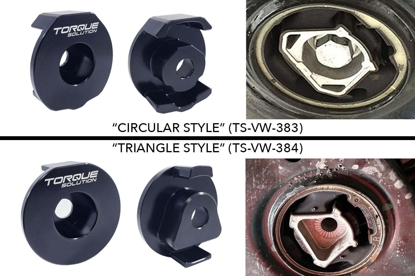 Torque Solution Dogbone Billet Inserts for Audi RS3/TTRS