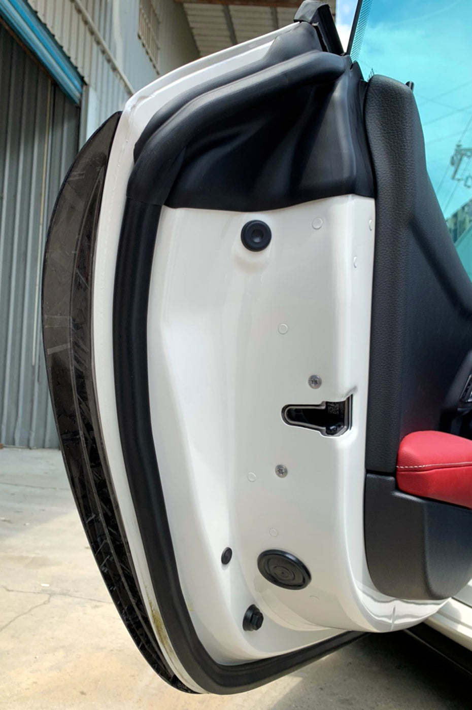 Rexpeed Carbon Fiber Door Garnishes for 2020 Supra (Forged Carbon Gloss Pictured)