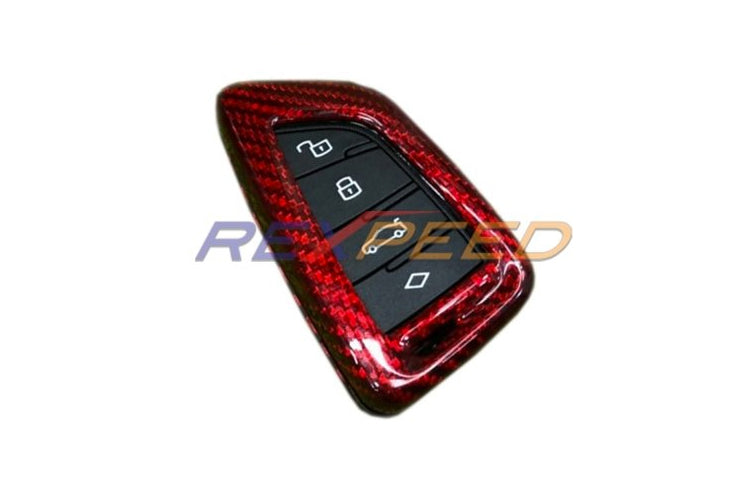 Rexpeed Red Carbon Fiber Key FOB for 2020 Supra (TS16R)