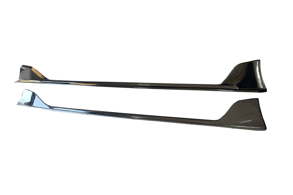 Rexpeed Carbon Fiber Side Skirt Extensions for 2020+ Supra GR