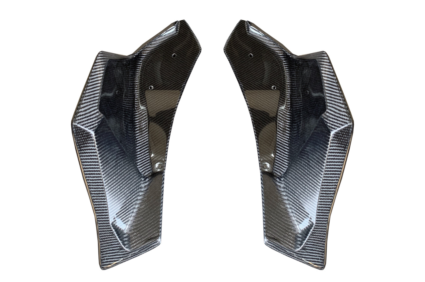 Rexpeed V3 Carbon Fiber Rear Bumper Side Spats for 2020+ Supra GR