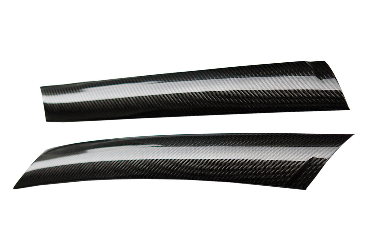 Rexpeed Carbon Fiber Exterior A Pillar Covers for 2020 Supra