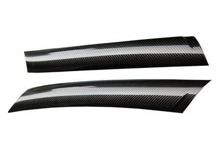 Rexpeed Carbon Fiber Exterior A Pillar Covers for 2020 Supra