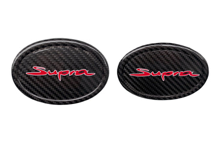 Rexpeed Carbon Fiber Emblem Set for 2020+ Supra GR (TS34)