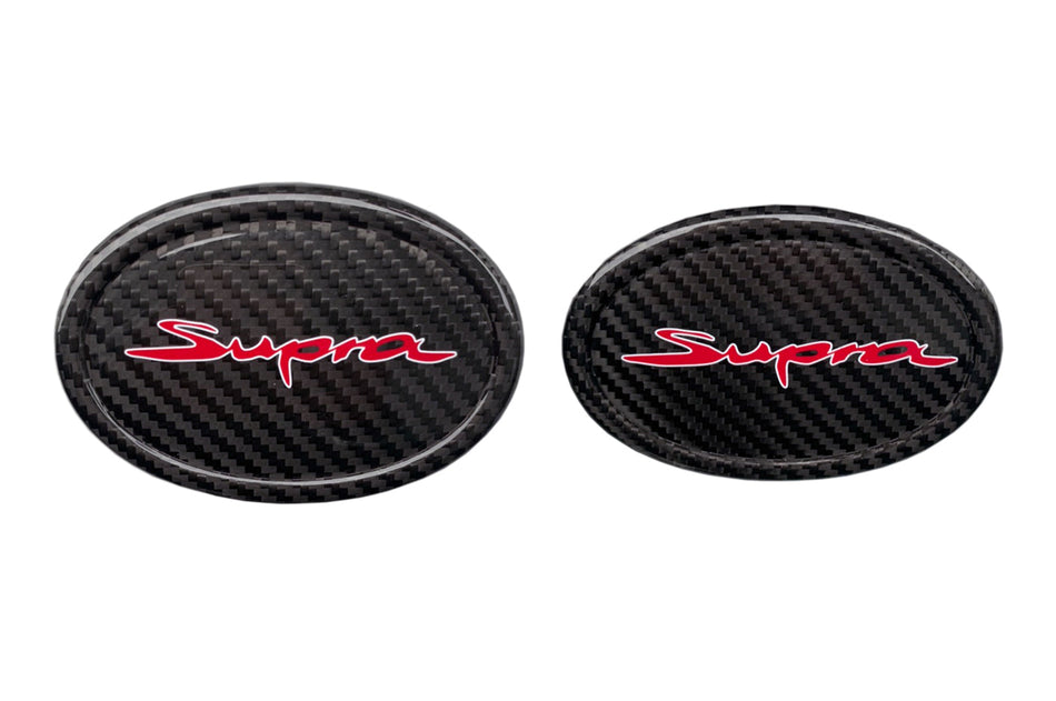 Rexpeed Carbon Fiber Emblem Set for 2020+ Supra GR (TS34)
