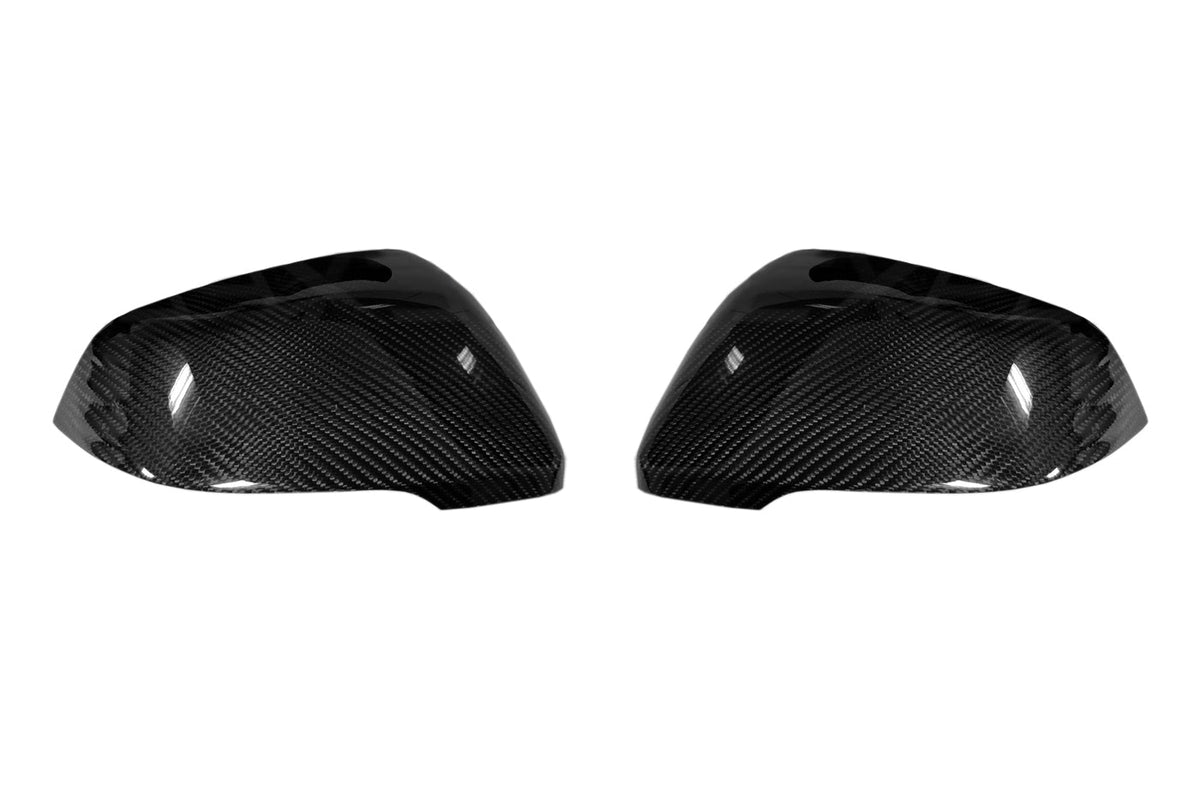 Rexpeed Dry Carbon Fiber Mirror Cap Replacements OEM Style for 2020+ Supra GR
