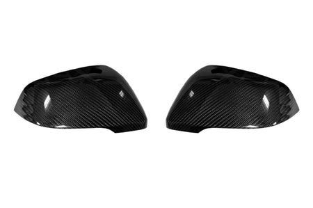 Rexpeed Dry Carbon Fiber Mirror Cap Replacements OEM Style for 2020+ Supra GR