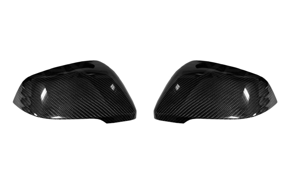 Rexpeed Dry Carbon Fiber Mirror Cap Replacements OEM Style for 2020+ Supra GR
