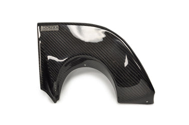 VL-ER-2 Voltex Carbon Fiber Exhaust Shield for JDM Evolution IX Rear Bumper