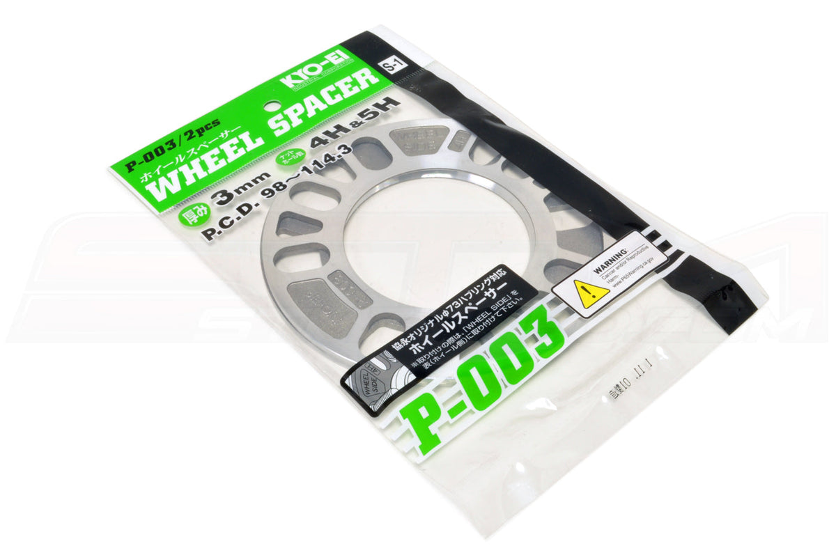 Project Kics Universal Wheel Spacers 3mm (W003UP)
