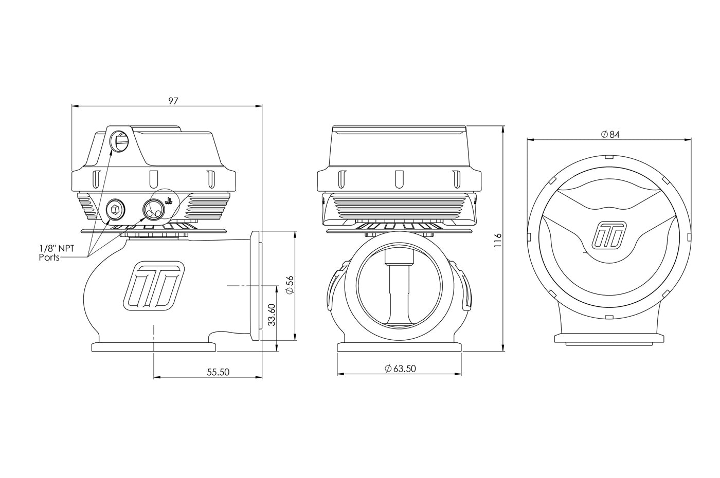Standard WG45 HyperGate Dimensions