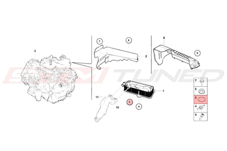 Audi OEM Trans Oil Cooler Seals for 17+R8/Huracan (WHT004815)