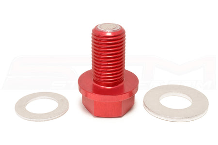 Project Kics Magnetic Oil Drain Plug Red M12 x 1.25 (WMAG1)