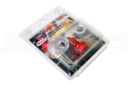 Project Kics Magnetic Oil Drain Plug Red M12 x 1.25 (WMAG1)