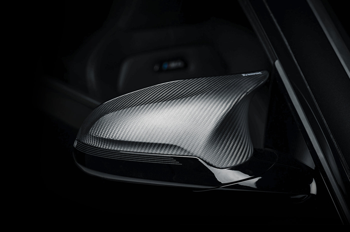 Akrapovic Carbon Fiber Mirror Caps for F80 M3 (Matte WM-BM/CA/2/M)