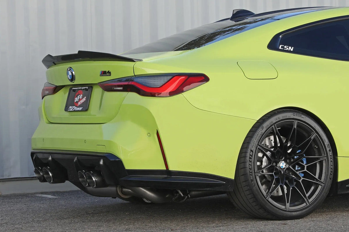 aFe MACH Force Xp Cat-Back Exhaust for G8X M3/M4 (49-36351-C) installed on M4