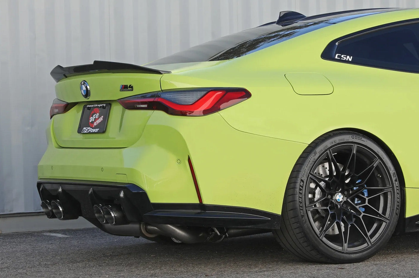 aFe MACH Force Xp Cat-Back Exhaust for G8X M3/M4 (49-36351-C) installed on M4