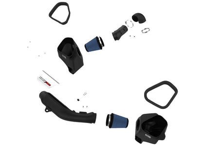 aFe FORCE Stage 2 cold air intake system for the S55 engine F87 BMW M2 Comp, F80 M3, and F82 M4 (54-13032R)