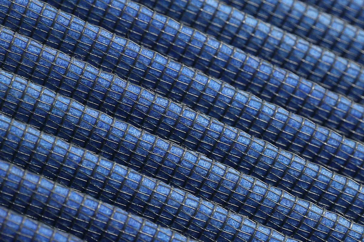 aFe MagnumFLOW Pro Drop-In Air Filters for F87 BMW M2 (30-10226/31-10226) Blue Pro 5R oiled filter up close