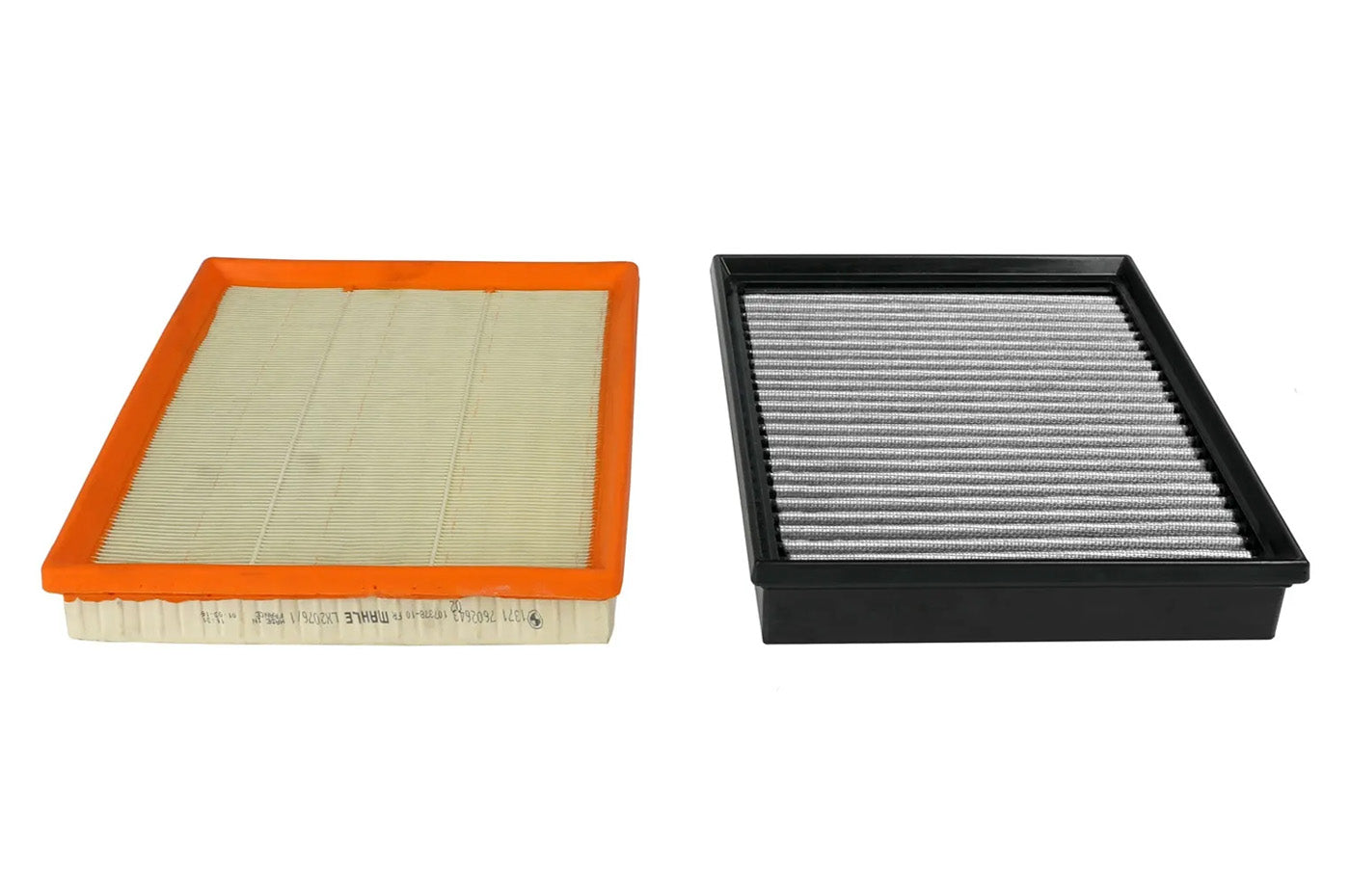 aFe MagnumFLOW Pro Drop-In Air Filters for F87 BMW M2 (30-10226/31-10226) Gray Pro Dry S filter vs oem filter