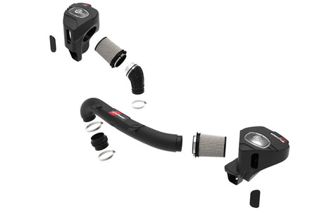 aFe Momentum GT cold air intake system for the S55 engine G80/ G82/ G83 M3 and M4 models (50-70083D Pro Dry S Filter)