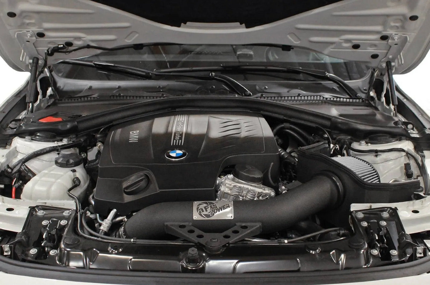 aFe MomentumFORCE Stage-2 Cold Air Intake for F87 BMW M2 (N55)  installed