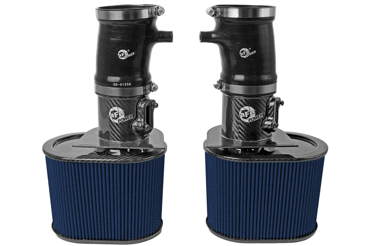 aFe Track Series Carbon Cold Air Intake for Audi R8/ Lamborghini Huracan with 5.2L V10 engine (57-10012R)
