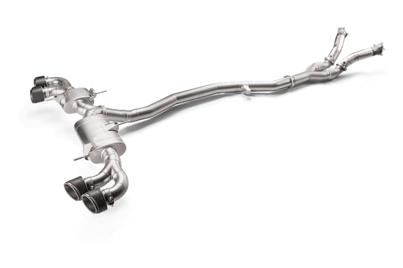 Akrapovic Catback Exhaust with Stainless Y-Pipe and Downpipes