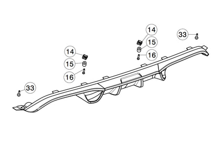 Akrapovic Rear Carbon Fiber Diffuser for F80 M3
