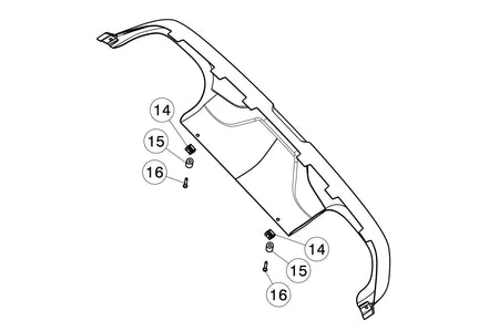 Akrapovic Rear Carbon Fiber Diffuser for F82/F83 M4 (DI-BM/CA/1)