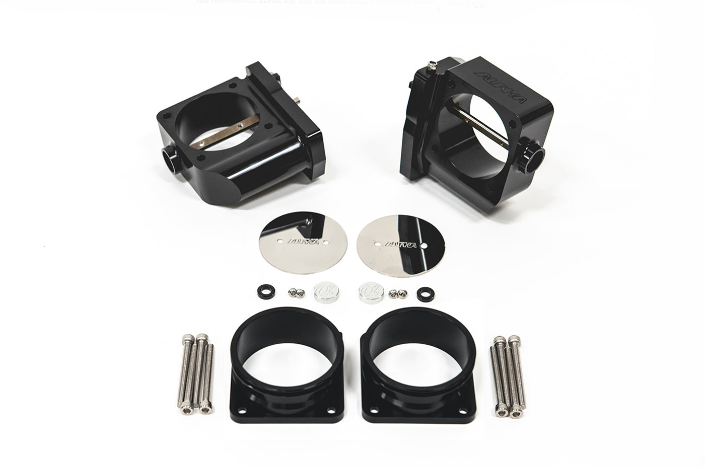 AMS Alpha Performance R35 GTR Big Bore Billet Throttle Bodies (HD)