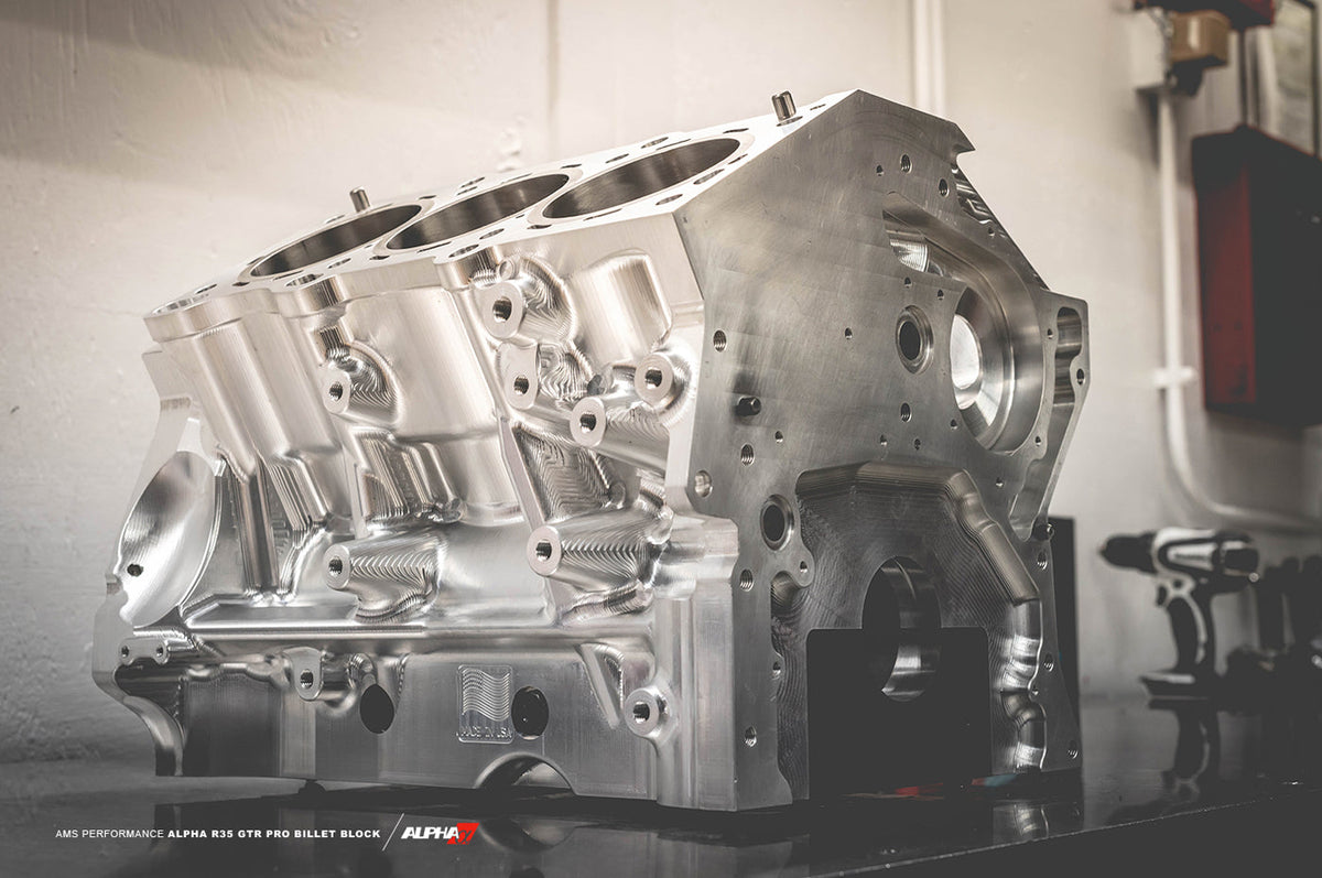 AMS Alpha Performance R35 GTR Pro Series Billet Block