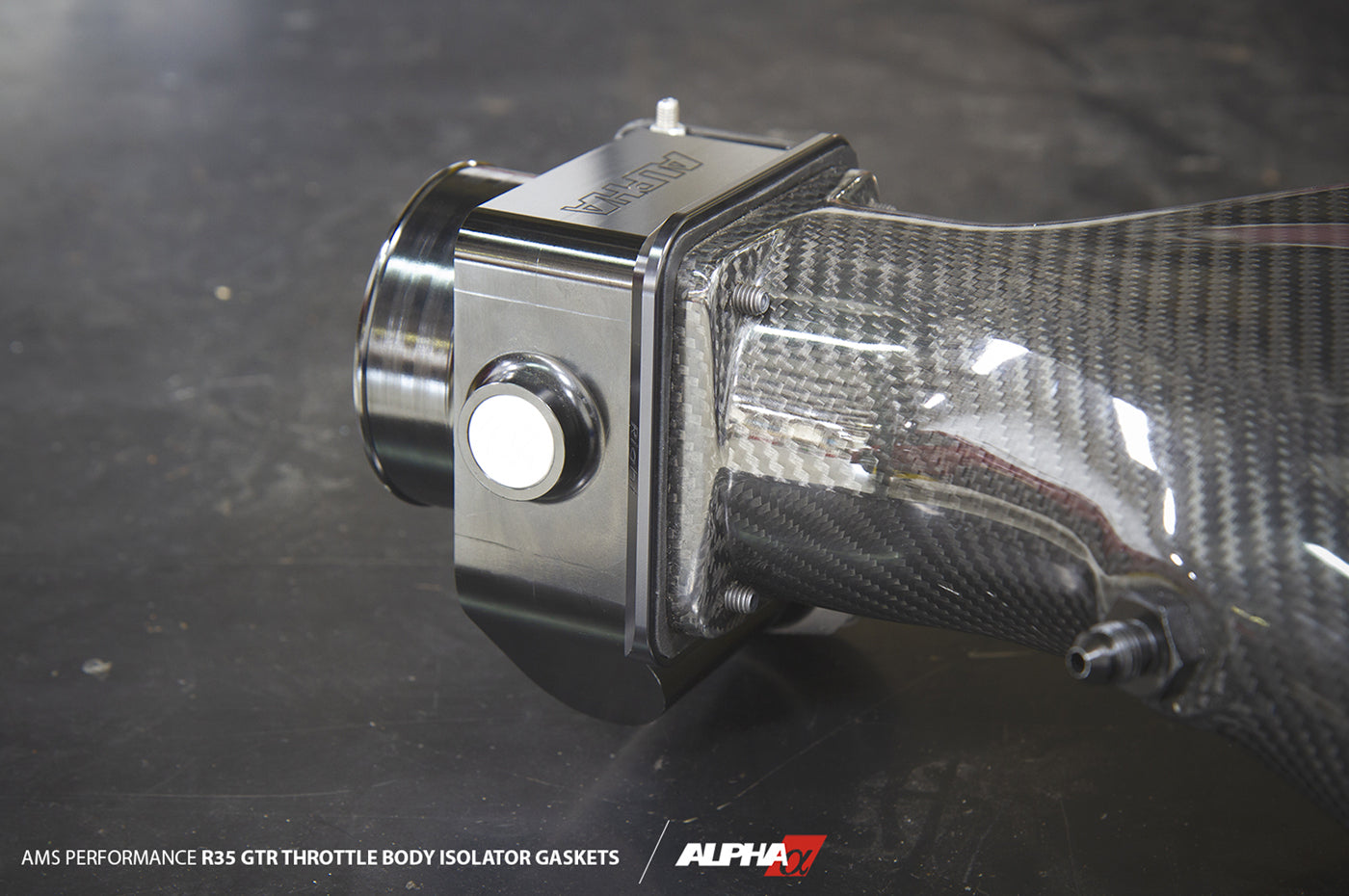 AMS Alpha Performance R35 GTR Throttle Body Isolator Kit