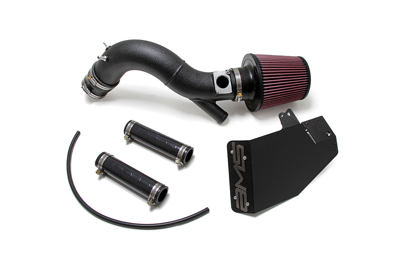 AMS Evo X Intake (Wrinkle Black)
